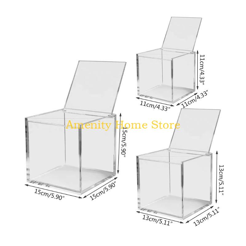 F26C Household Coffee Capsules Accessories Home Office Supplies Clear Acrylic Coffee Pod Dispenser Capsule Coffee Storage Box