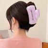 New Solid Hair Clips For Women Girls Soft Plush Hair Claws Large Size Korean Headwear Hairpins Crab Barrette Hair Accessories Gift