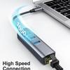 USB C Ethernet Gigabit Network Card Adapter with 3 USB 3.0 HUB for MacBook Pro, ChromeBook Pixel, Huawei Matebook and More