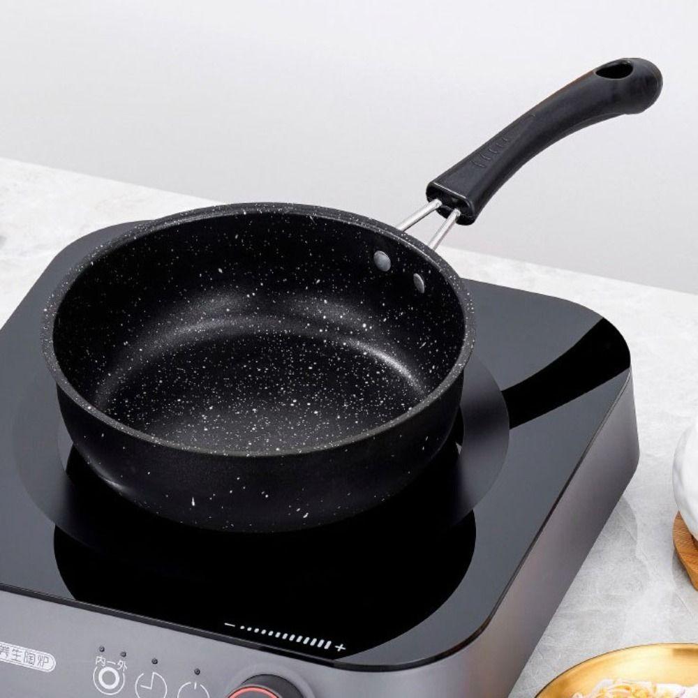 18cm Frying Pan Anti-scalding Handle Non-stick Pan Kitchen Accessories Omelette Pan Breakfast