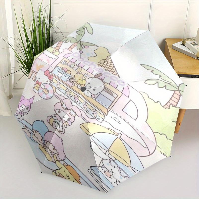 

POCHACCO S DRINKS SHOP VACATION Automatic Opening and Closing Umbrella - Suitable for Various Occasions, Outdoor Activities, Lightweight and Durable A