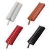 Waterproof PU Leather Pencil Case Zippered Pencil Pouches Large Compartment Portable Pen Organiser Bag For Student Adult