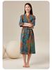 Pure Cotton Double Gauze Chinese Style Couple Bathrobe - Spring/Summer, Thin, Absorbent, Quick-Drying Pajamas/Homewear
