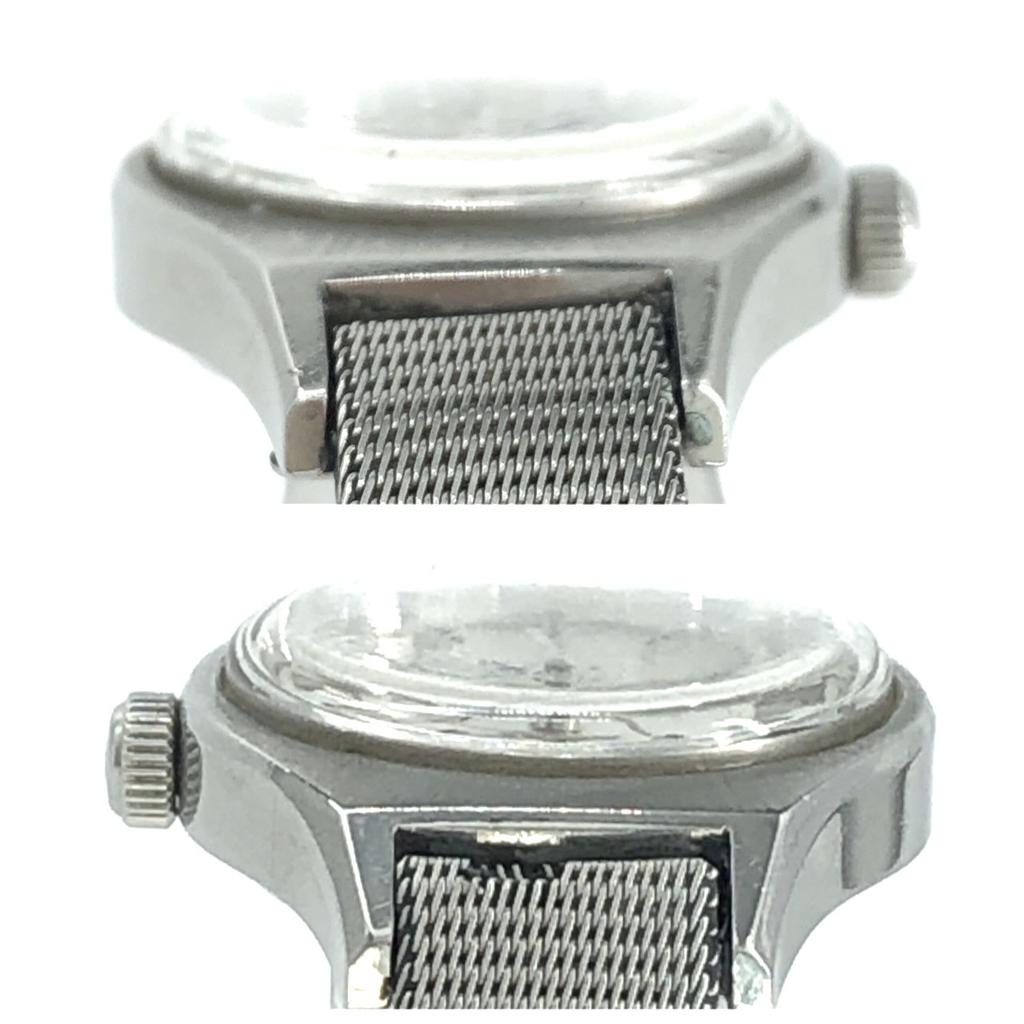 Working Good SEIKO Vintage HI-BEAT 36000 1944-0012 250530 C.1972 Hand Wound Stainless Steel Silver Dial Women's Watch WATER RESIST 3-Hand