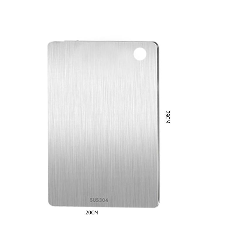 Stainless Steel Cutting Boards Multi-Purpose Double Sided Chopping Boards for Cutting Meat Fruit and Vegetable Food Grade Board