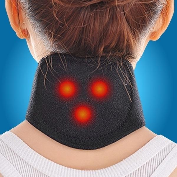 2pcs Tourmaline Magnetic Therapy Neck Massager Cervical Vertebra Protection Spontaneous Heating
