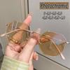 Luxuriöse photochrome Minusdioptrien-Brille mit Anti-Blaulicht-Farbwechsel-Sonnenbrille für Frauen mit Myopie-Brille für Kurzsichtigkeit