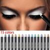Color Pearl Pen Eyeliner Highlighter Stick Eyeshadow Pen Eyeliner Pen Lying Silkworm Pen