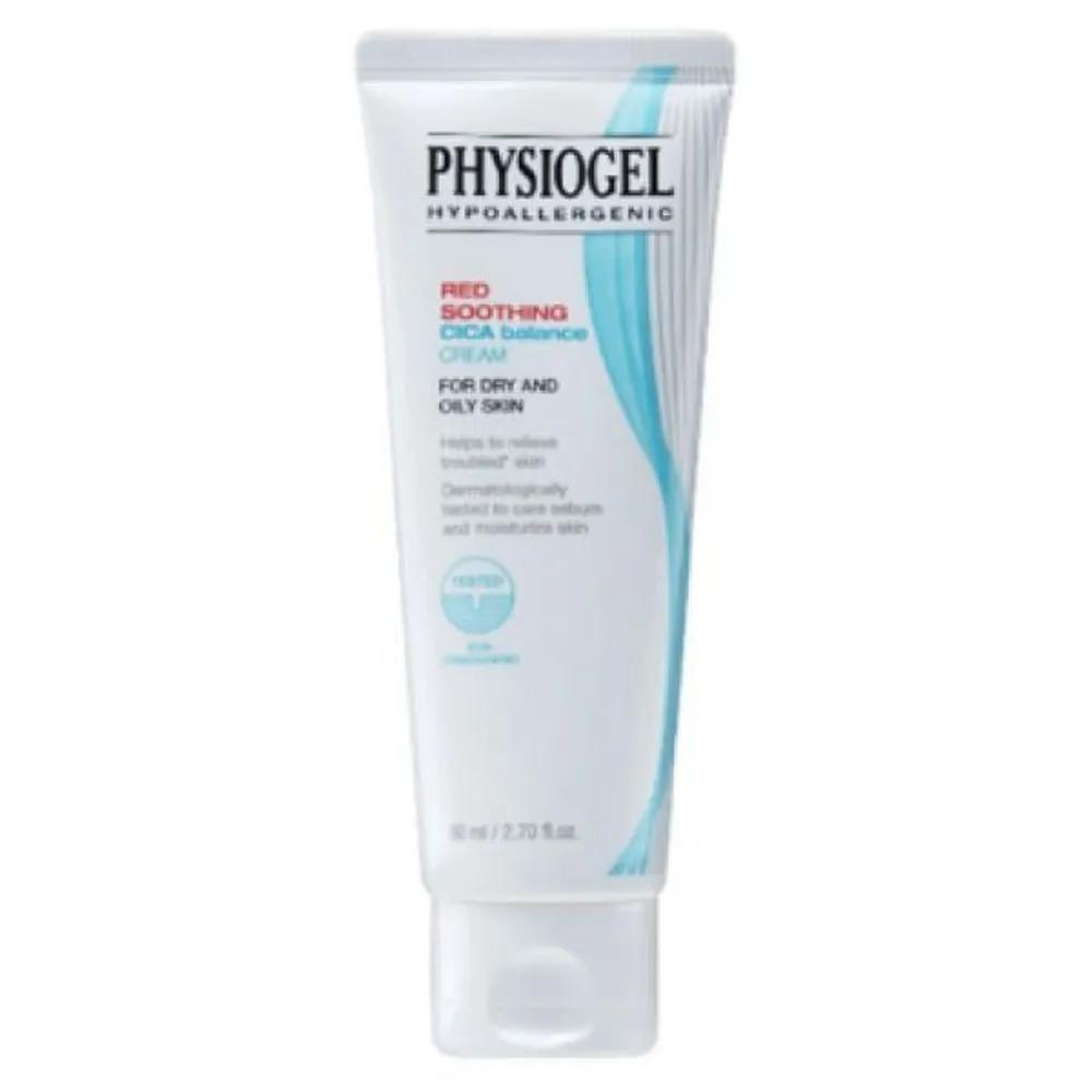 Physiogel Red Soothing Cica Balance Moisturizing Cream 80ml (2 pieces) Soothing for Dehydrated Oily Skin and Acne