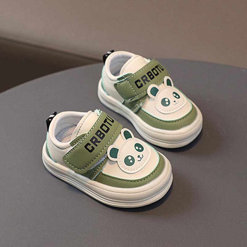 Baby Toddler Shoes Spring and Autumn 0-1-2 Year Old Baby Girl Baby Shoes Soft Sole Cartoon Functional Shoes