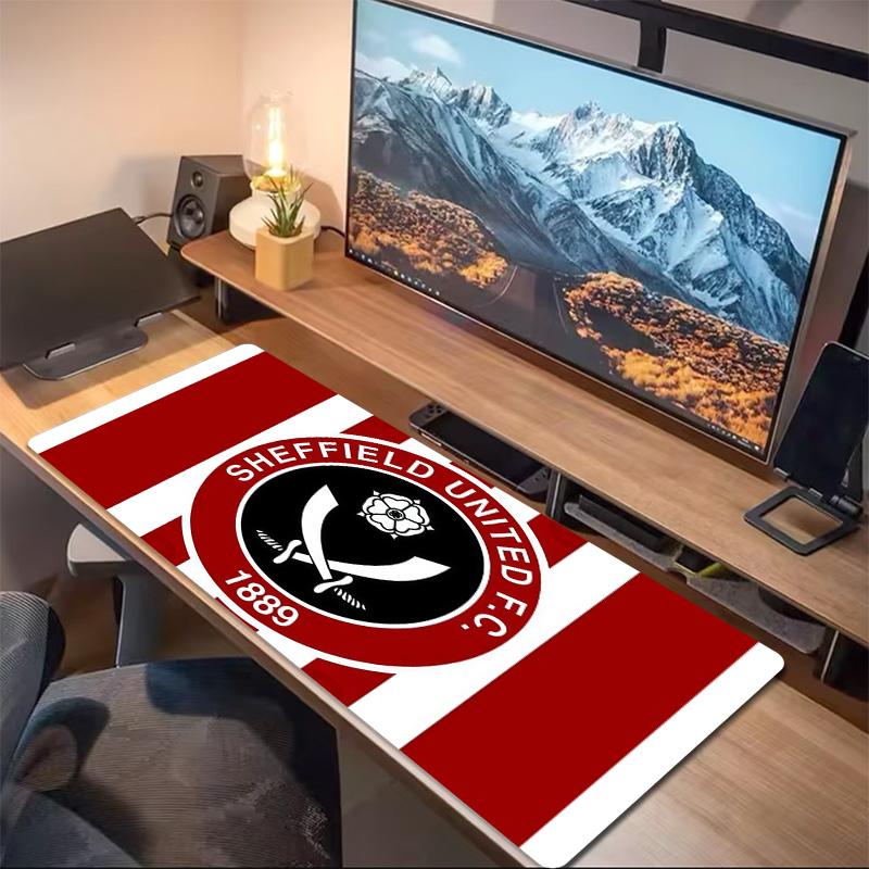 Sheffield United Print Cushion Non-slip Laptop Tablet Big Mousepad XXL Mat Mini PC Playmat With Lock Edge