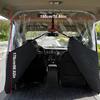 Car Divider Isolation Curtain with Zipper Car Divider Heat Insulation Curtain Air-Conditioning Sunshade for Ford Car Accessories