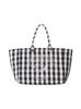 Snoopy Collaboration Big Tote Bag RWGB261532 BLK Free Size [Furfur] Women's