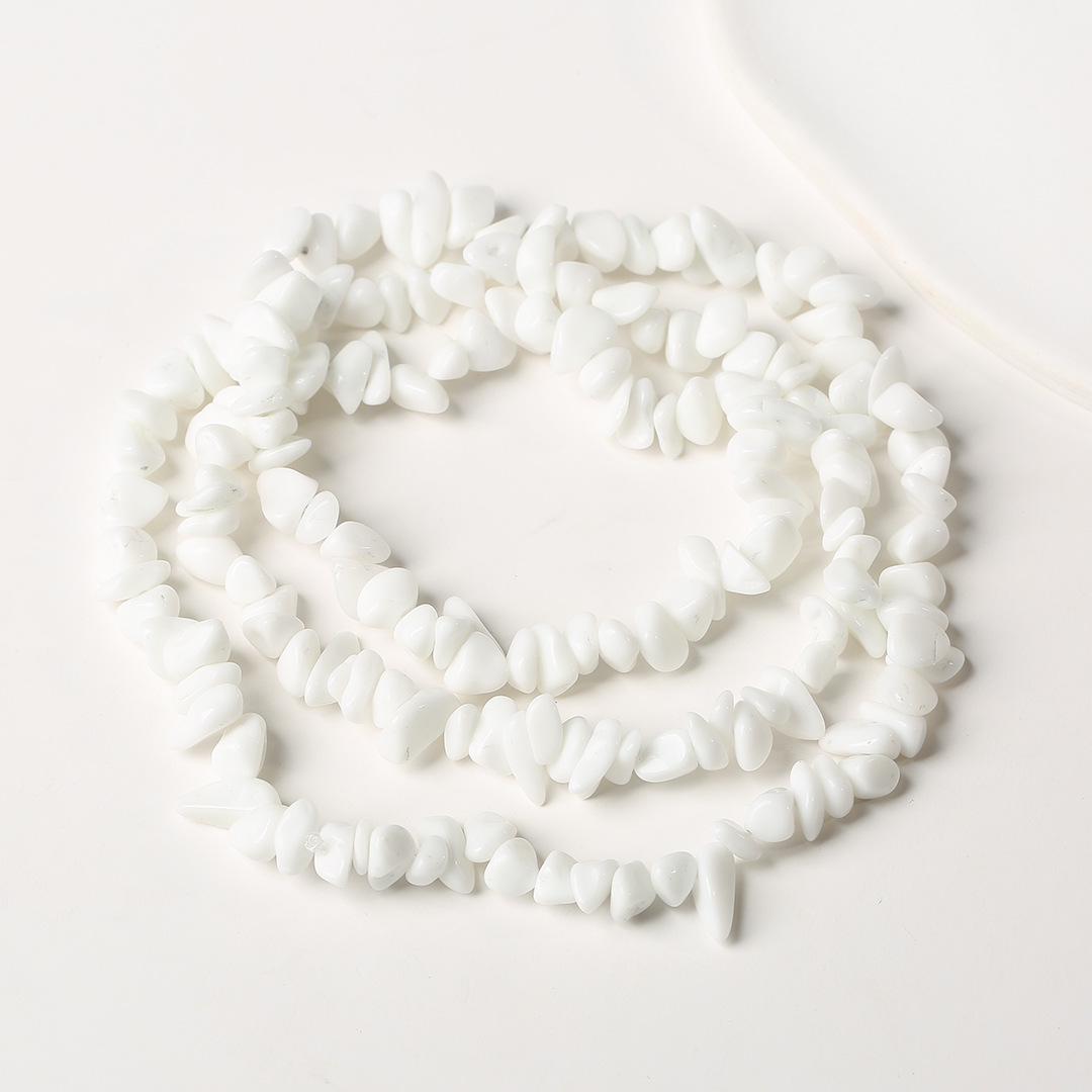 

Намисто з натуральної аметистової крихти 80 см - Поліровані, Неправильні смужки для DIY ювелірних виробів та браслетів about 80cm (5-8mm) 200 beads