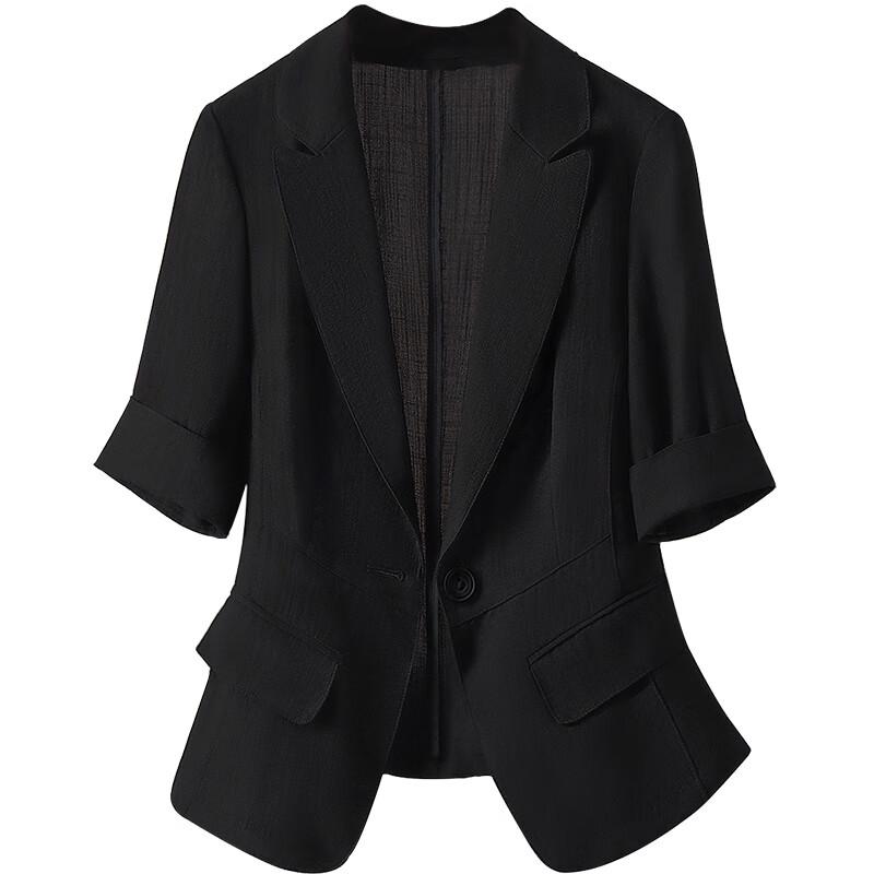 

Women s Short Sleeve Commuter Blazer L