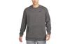 Training Sports Thickened And Fleece Lined Pullover Long Sleeved Sweatshirt Men's Toned Charcoal Black CU7272-071