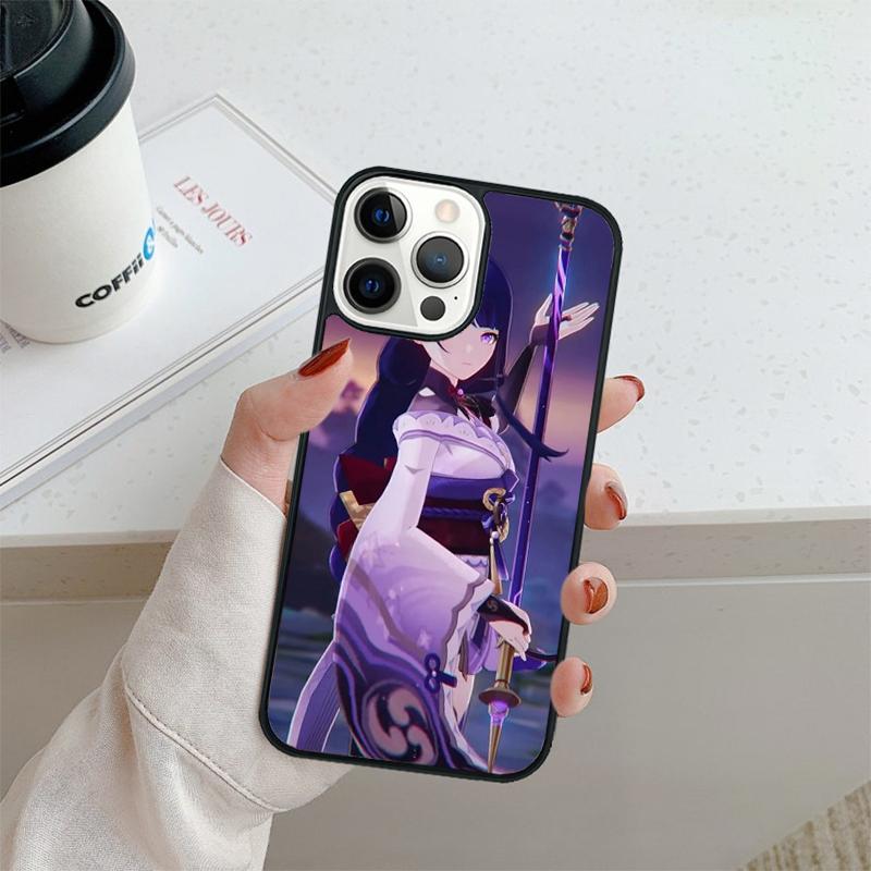Genshin Impact RAIDENSHOGUN Phone Case For iPhone 17 Air 16 pro max 15 14 plus 12 13 Shell Cover coque
