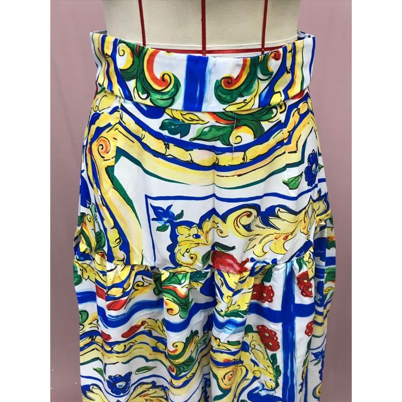 Women's Summer Temperament Halter Printed Casual Beach Dresses