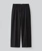 FABREGAT Rich Wool Blend Wide Slacks (Black)