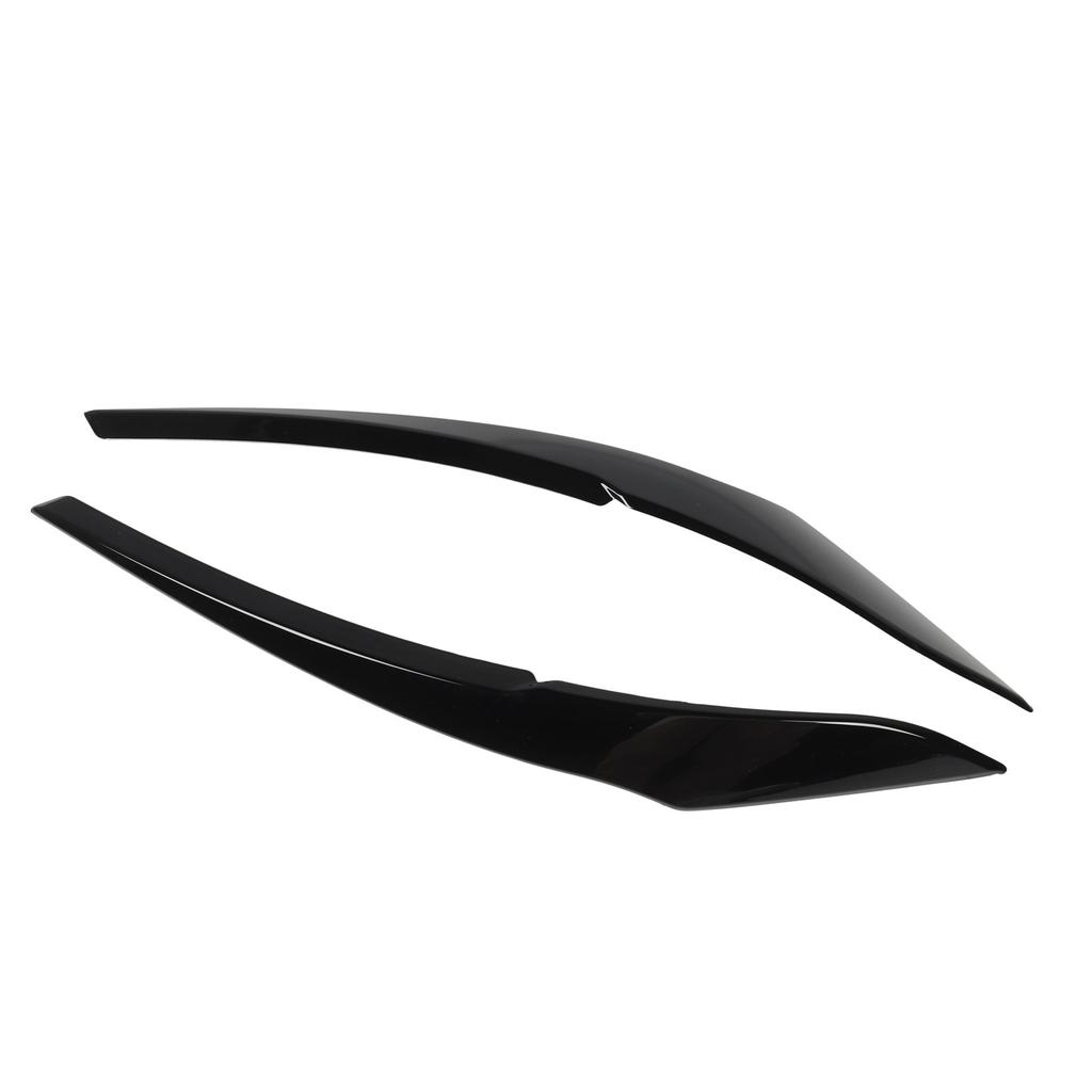 1 Pair Headlight Eyebrow Left Right UV Protection Front Light Eyelid Cover Fit for 1 Series F20 F21 Pre‑Facelift 2011