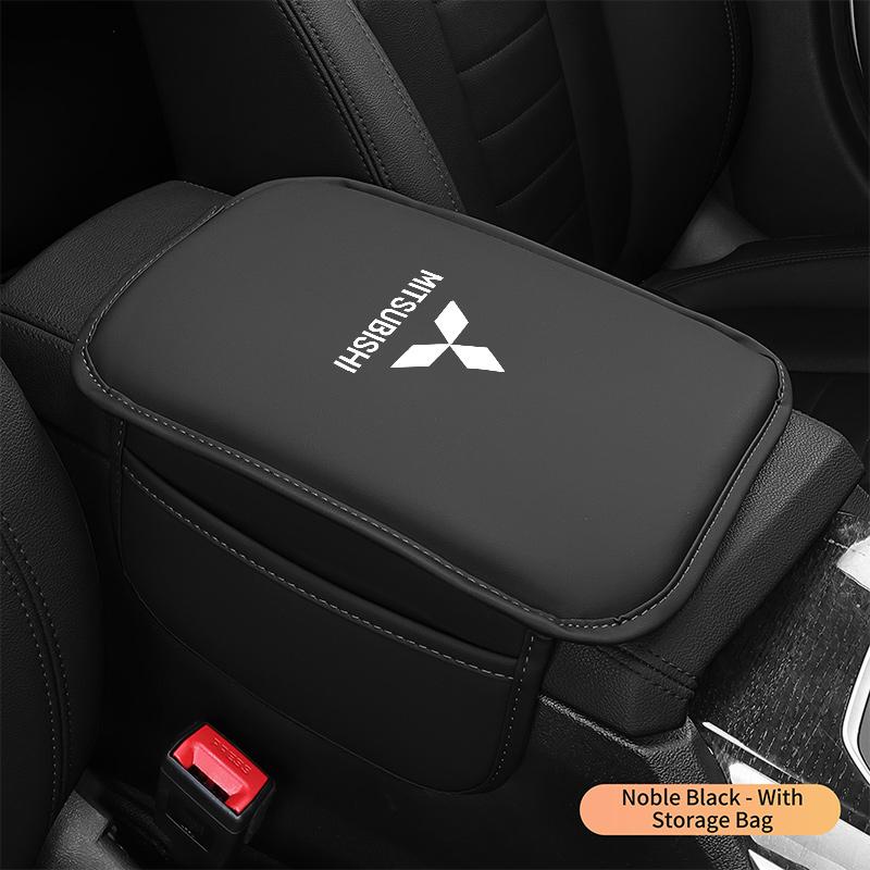 gzbf5 PU Leather Car Armrest Box Mats Auto Center Console Covers for Mitsubishi Outlander ASX Fortis Lancer Pajero Sport Eclipse Cross