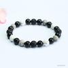 2026 Black Wukong Bracelet Stone Volcanic Rock White Turquoise European and American Style Jewelry Live Broadcast Batch S502070