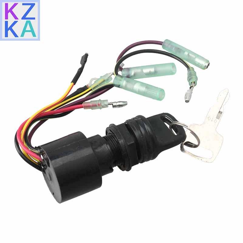 Boat Ignition Key Switch 87-17009A2 for Mercury Outboard 9.9HP 15HP 18HP 25HP 30HP 320 380 Hypalon RIB MP41070-2 Boat Motor Part