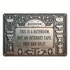 Metal Tin Poster Visual Effect Wall Art Decor Art Painting Retro Plaque Poster for Bar Club Wall Decor Retro Home Wall Plate