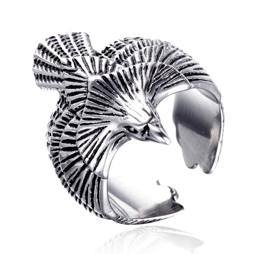 Retro Schmuck Goro Takahashi Fliegender Adler Ring Offen Herren- und Damenringe