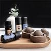 Elegant Wooden Aromas Ball Diffuser Handcrafted Solid Wood For Essential Oil No Electricity Need Home Car Decors
