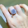 2 carat moissanite ring