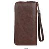 Fashion Zipper Long Wallet Large Capacity PU Clutch Bag Double Layer Multi Card Card Holder Student