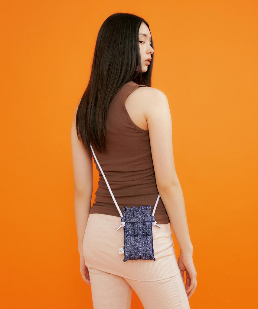 Pleatsmama Nano Bag Glitter Blue