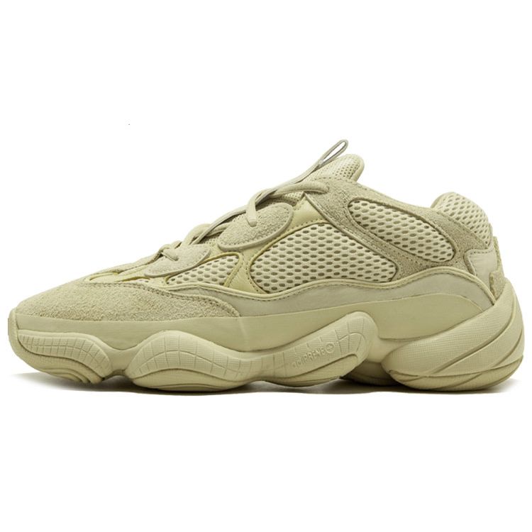 Adidas Originals Yeezy 500 Supermoon Yellow Comfortable Slip Resistant Durable Lightweight Low Top Dad Shoes Unisex sneaker Desert-Yellow DB2966-2018