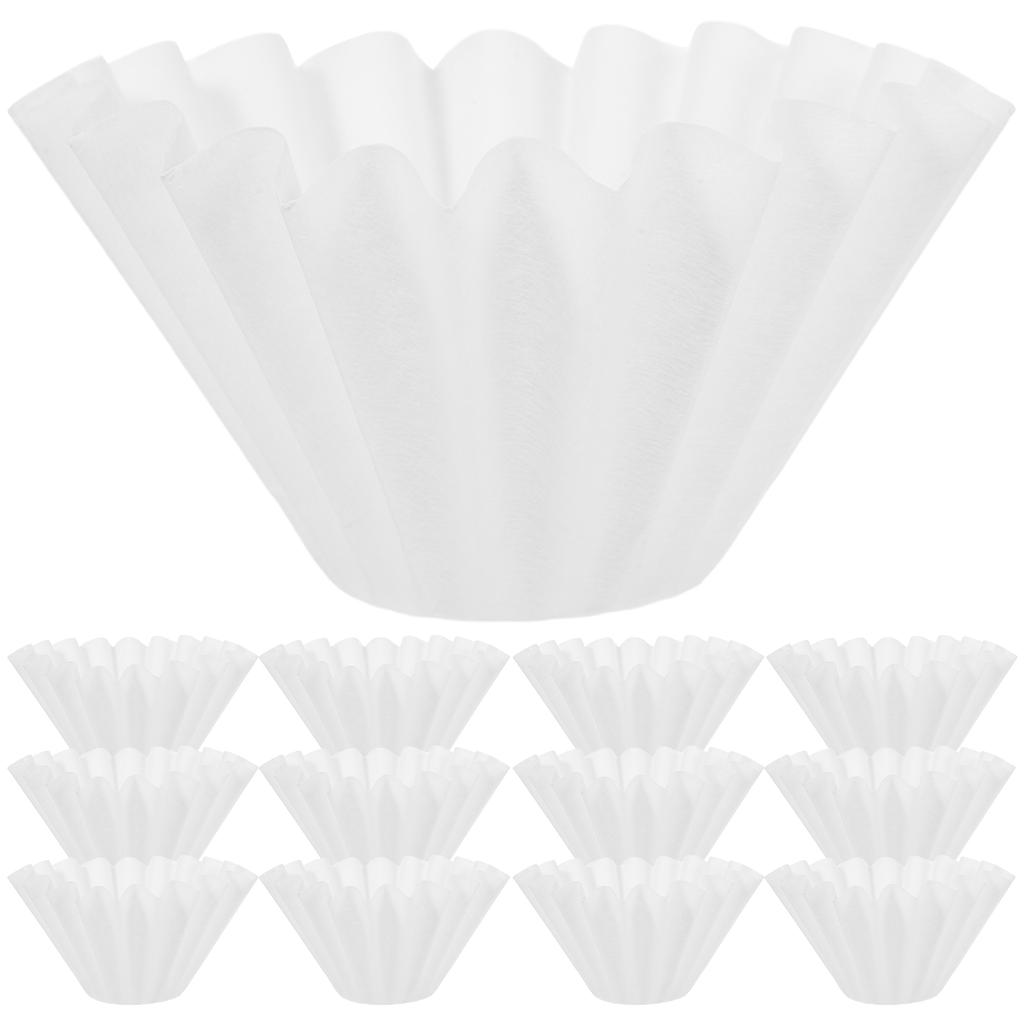 Filters Coffee Pot 50pcs Drip Type Hand-brewed Paper Cake Bowl Cup Machine Espresso Machines Powder Filtering Cups Travel