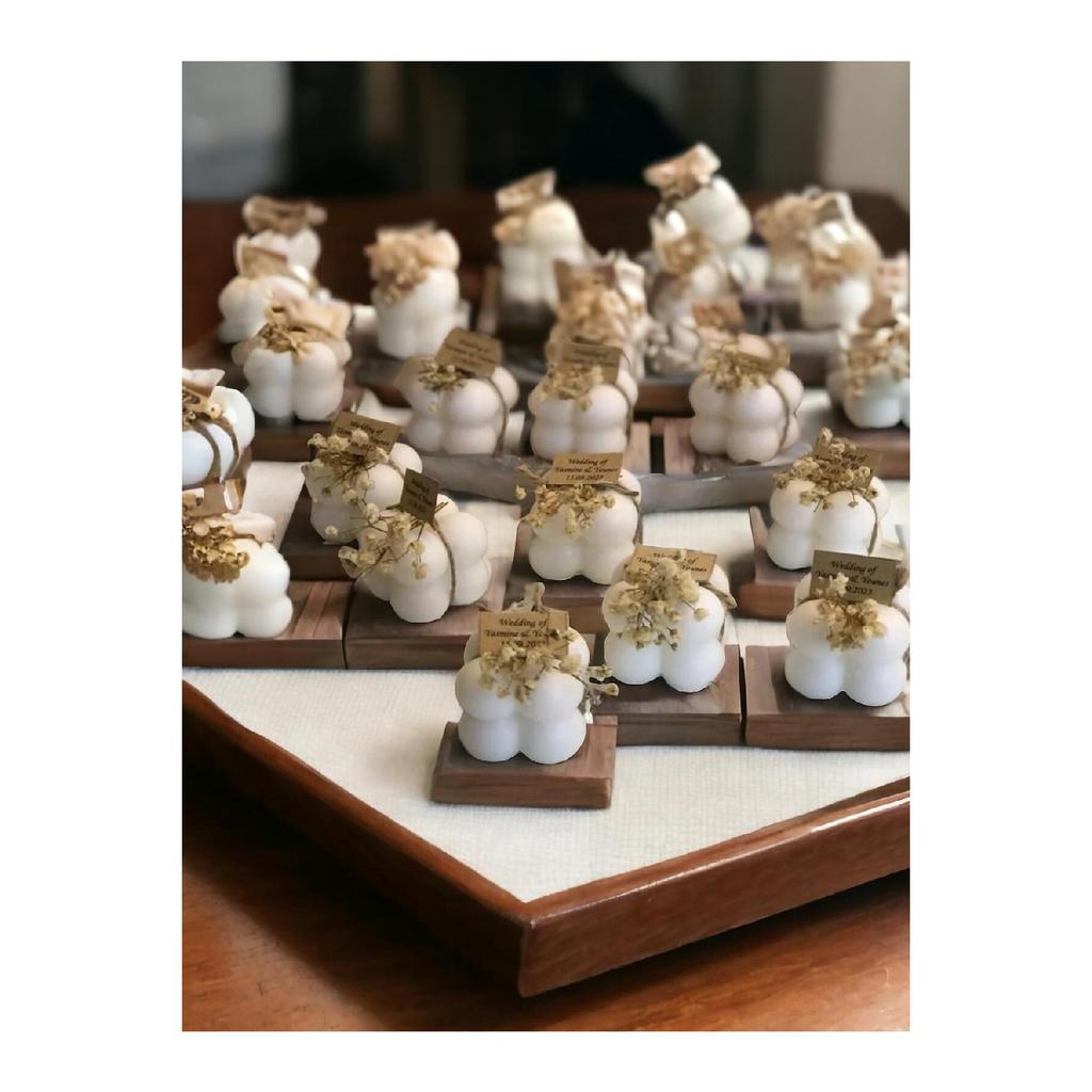 Wedding Wedding Engagement Henna Gift Bubble Candle 20 Pieces