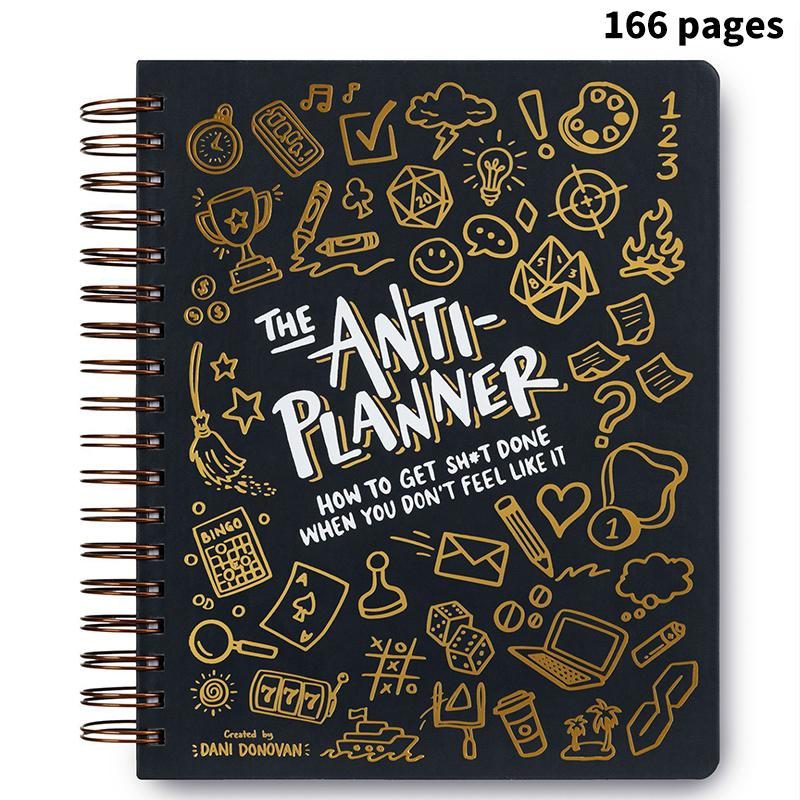 

Антипланировщик Тег Книга Ежедневник Органайзер Блокнот Планировщик Победы Промедления Блокнот Канцелярские товары для студентов Офисные принадлежности