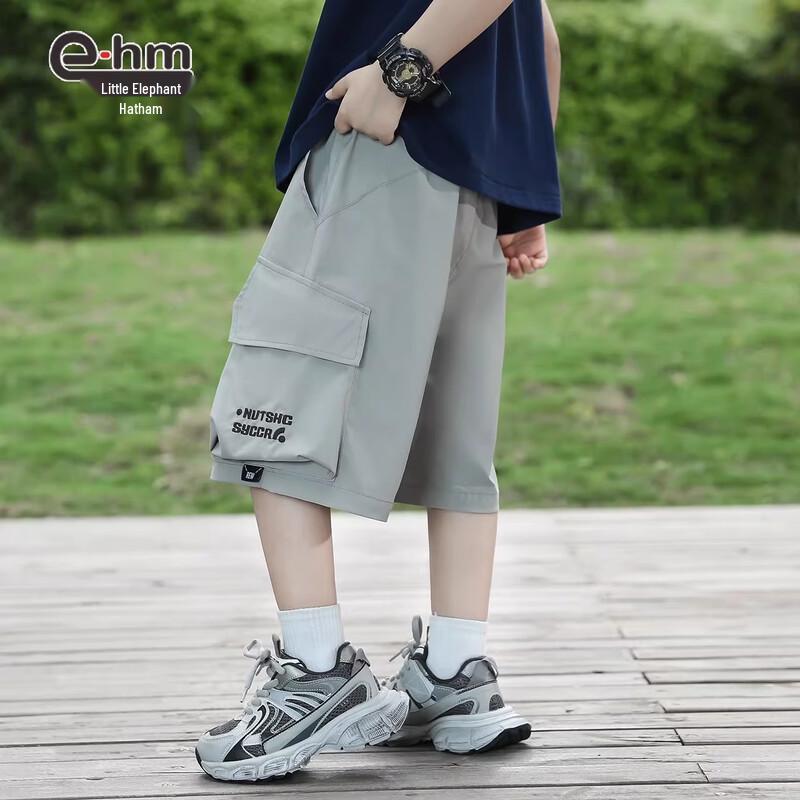 Boys' Summer Casual Cargo Knee-Length Shorts