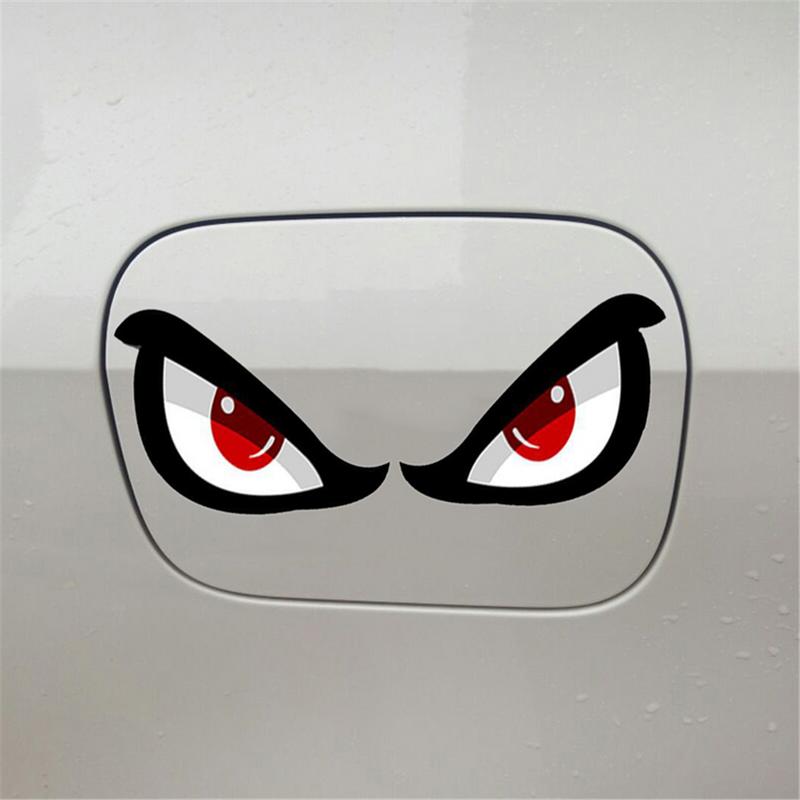 Car Reflective Stickers Simulation Shark Eye Sticker Peeking Sticker Self-Adhesive Waterproof Car Decals for Window Motorcycle