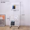 Floor Standing Magazine & Book Display Rack for Periodicals and Promotional Materials