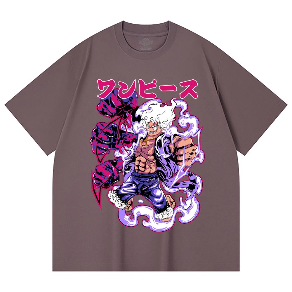 230 Gsm 100% Cotton One Piece V28 Nika Print Unisex Heavy Cotton T Shirt