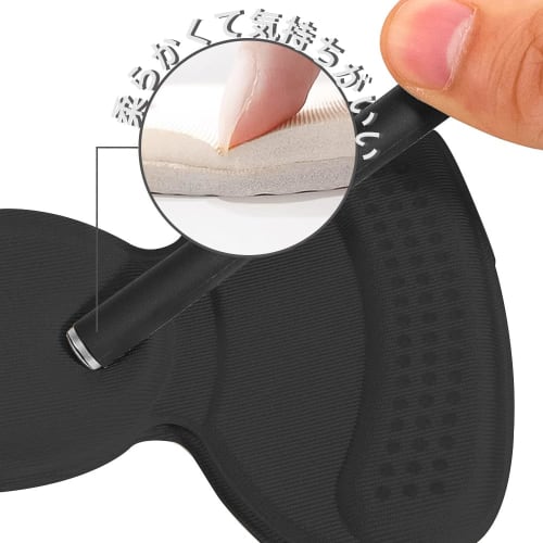 LKCCTK Heel Pads, Prevents Blisters, Anti-Slip, Adjustable Size, Prevents Slip-Ons, Strong Adhesive, Fits Most Shoes, Including Leather Shoes and High