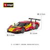 In Stock New Bburago 1:43 Ferrari  296 Gt3 #51 Alloy Miniature Diecast Model Ferrari Wrc Rally Car Model Toy Car Kids Gift