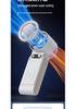 Portable Rechargeable Handheld Fan with High-Speed Semiconductor Cooling and Folding Design