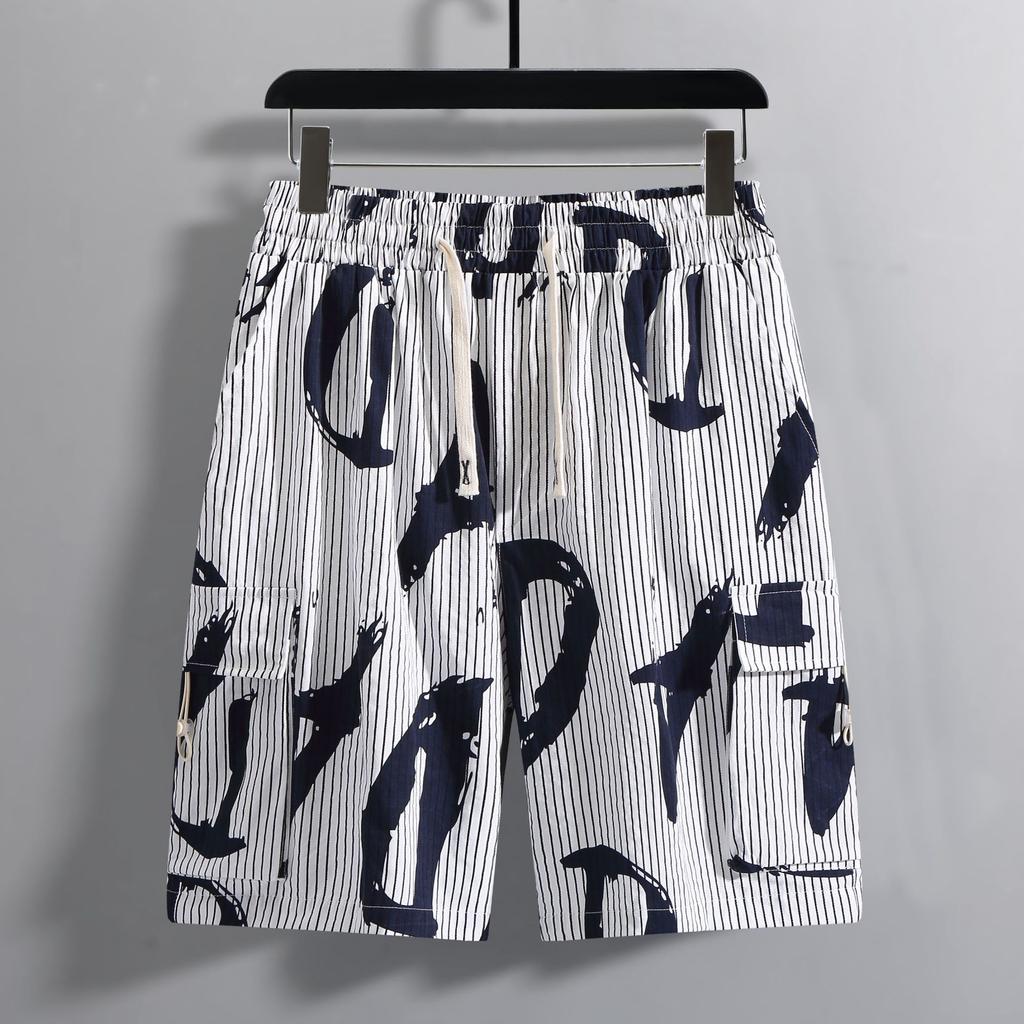 Men's Plus Size Workwear Cotton Shorts Summer Casual Oversized Elastic Waist Mid-Length 6XL-12XL