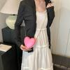 Cute Heart-shaped Small Bag for Women In Summer New Fashion Chain Box Bag Niche Single-shoulder Crossbody Bag