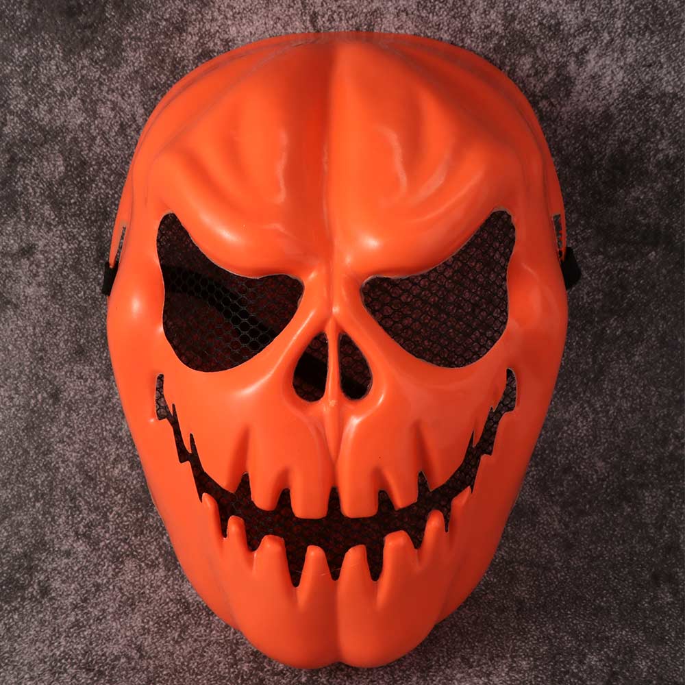Realistic Halloween Pumpkin Mask Creativity Terrifying Cosplay Mask  Haunted House