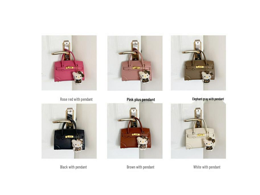 Sac à main de mode haut de gamme Automne/Hiver 2025: Sac bandoulière simple et polyvalent à fermeture à loquet pour femmes