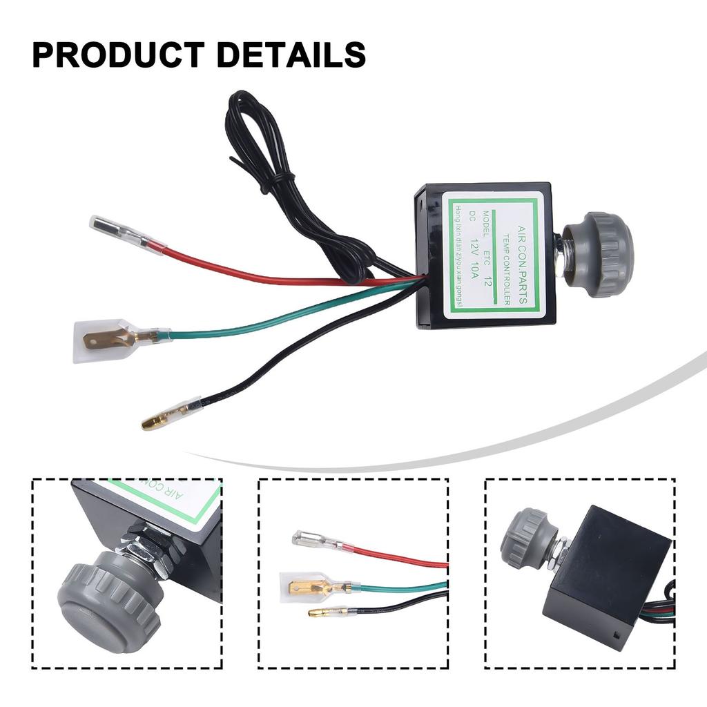 12V Electronic Thermostat Car Air Conditioner Thermostat