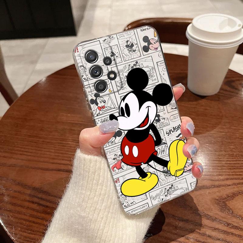 

Clear Case For Samsung Galaxy A57 A37 A56 A36 A55 A54 A35 A26 A07 A17 A16 A06 A34 A15 Soft Cover Travel Mickey Minnie Mouse Love Galaxy A50